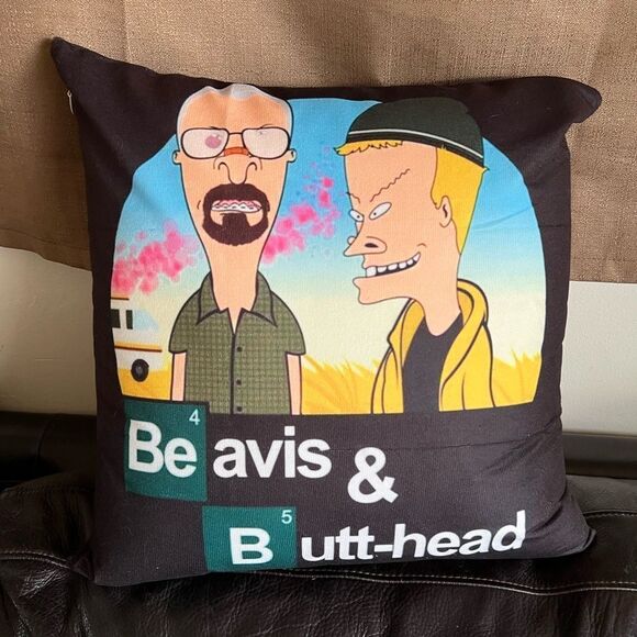 Beavis and Butt-Head Graphic Pillow Cover - Picture 3 of 5